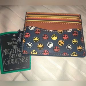 Loungefly Disney Nightmare Before Christmas Jack Faces cardholder NWT